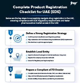Complete Product Registration Checklist for UAE (EDE)