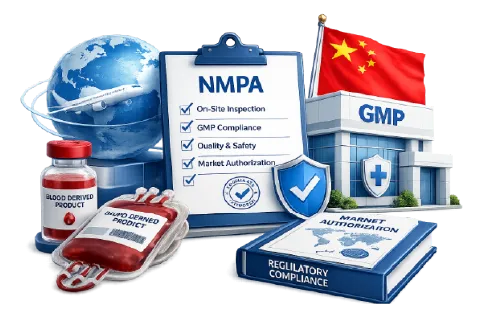 Facilitating Overseas On-Site NMPA Inspection for a Blood-Derived Product to Secure Market Authorization in China 