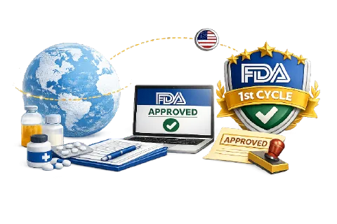 Seamless First-Cycle USFDA Approval for a Global Pharma Company