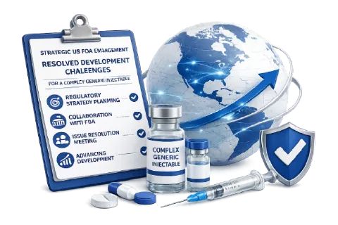 Strategic US FDA Engagement Resolved Development Challenges for a Complex Generic Injectable