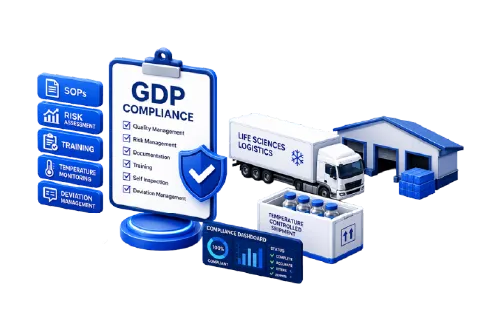 Achieving Full GDP Compliance for a USA-Based Life Sciences Logistics Firm Through Comprehensive Support