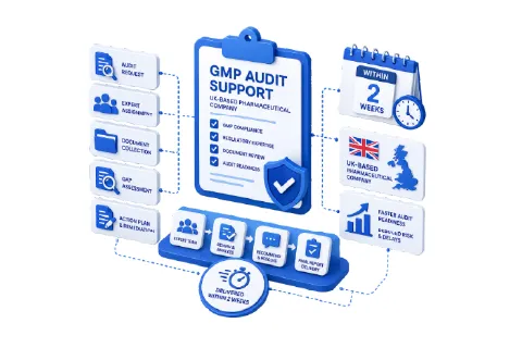 Delivering GMP Audit Support Within 2 Weeks for a UK-Based Pharmaceutical Company