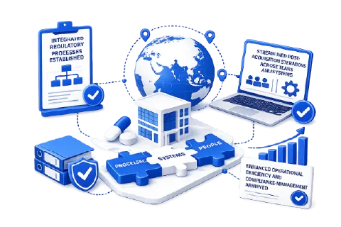 Establishing Integrated Post-Acquisition Regulatory Processes and Systems for an Indian Multinational Pharmaceutical Giant