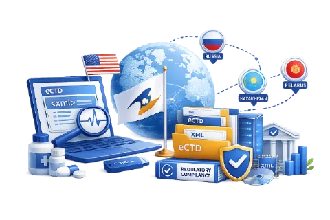 Expert eCTD Consultation and Transition Support Enabled EAEU Compliance for a US-Based Multinational Pharmaceutical Company