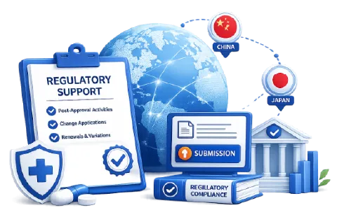 Comprehensive Regulatory Publishing Support Enabled Efficient Management of Partial Change Applications, Renewals, and Variations Across China and Japan