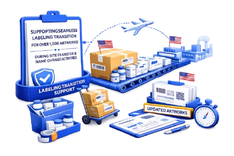 Supporting Seamless Labeling Transition for Over 1,500 Artworks During Site Transfer and Name Change Activities
