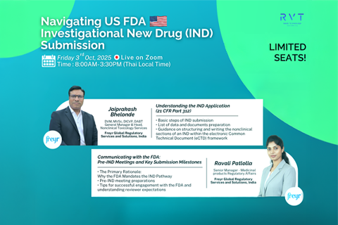 Navigating US FDA IND Submissions: Non-clinical Requirements and Compliance for Research and Testing Facilities and Communications with US FDA
